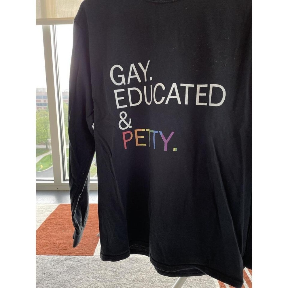 LGBTQ Pride long sleeve funny shirt medium gay pride - Picture 3 of 8
